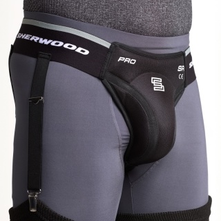 Suspensor Sherwood Pro Jock z podwiązkami Senior